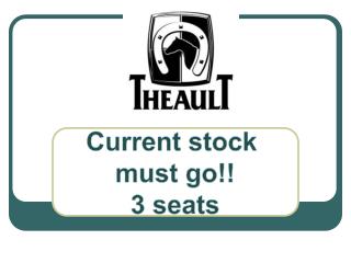 Current stock must go!! 3 seats