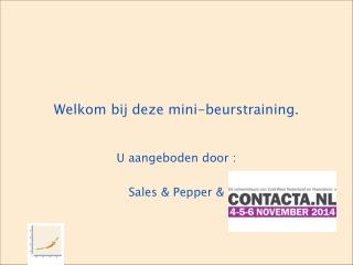 Welkom bij deze mini-beurstraining.