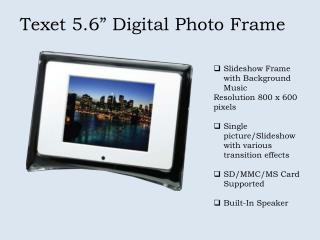 Texet 5.6” Digital Photo Frame