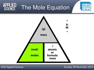 The Mole Equation