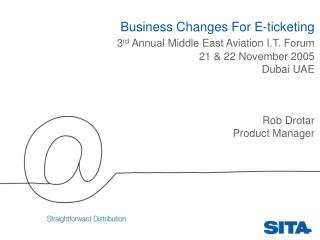 Sita And Electronic Ticketing