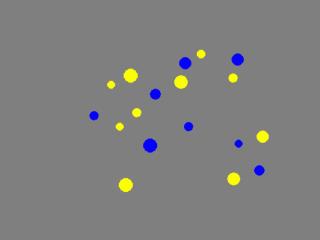 4:5 (blue:yellow) “scattered random”