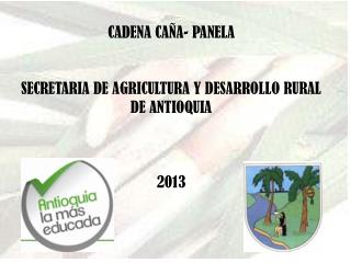 CADENA CAÑA- PANELA SECRETARIA DE AGRICULTURA Y DESARROLLO RURAL DE ANTIOQUIA 2013