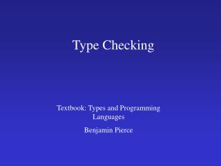 Type Checking