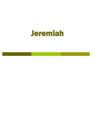 Jeremiah