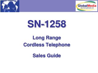 SN-1258 Long Range Cordless Telephone Sales Guide