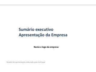 Nome e logo da empresa