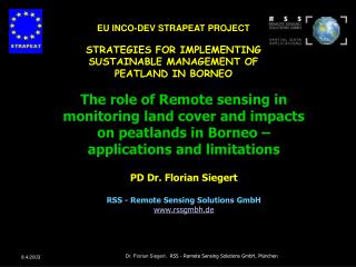 EU INCO-DEV STRAPEAT PROJECT