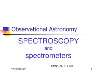 Observational Astronomy