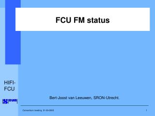 FCU FM status