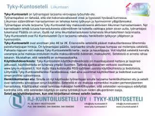 Tyky-Kuntoseteli Liikuntaan