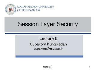 Session Layer Security