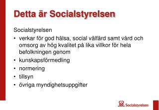 Detta är Socialstyrelsen