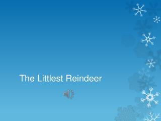 The Littlest Reindeer