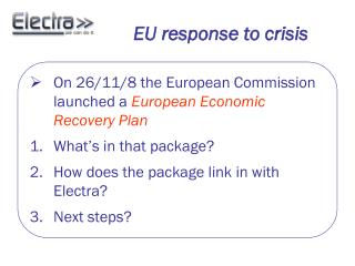 EU response to crisis