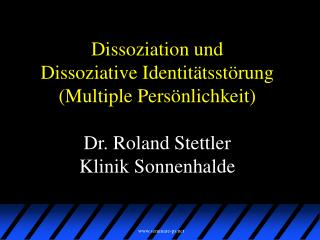 Konzept der Dissoziation