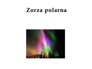 Zorza polarna