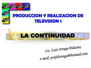 PRODUCCION Y REALIZACION DE TELEVISION 1