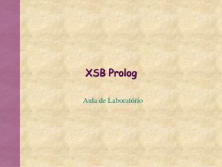 XSB Prolog