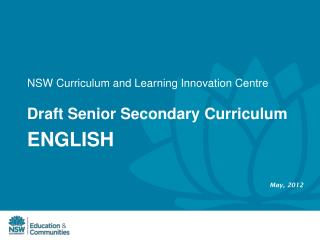 NSW Curriculum and Learning Innovation Centre