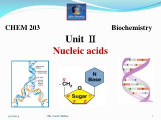 Unit  Nucleic acids
