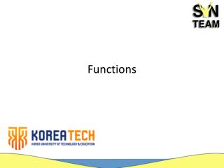 Functions