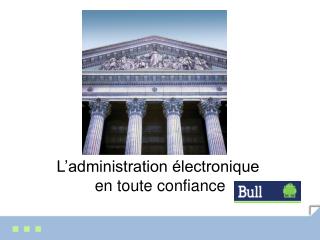 L’administration électronique en toute confiance