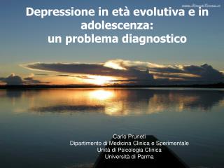 Depressione in età evolutiva e in adolescenza un problema diagnostico