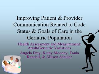 Health Assessment and Measurement: Adult/Geriatric Variations