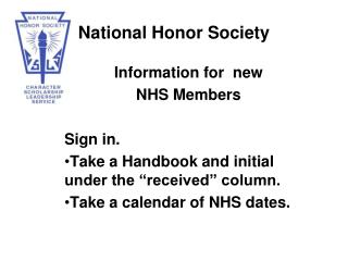 National Honor Society