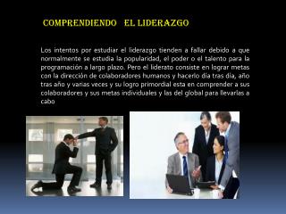 Comprendiendo el liderazgo