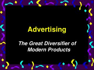 Advertising
