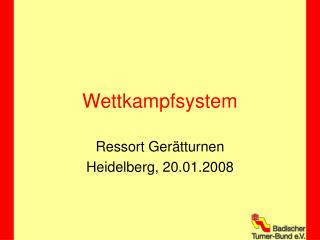 Wettkampfsystem
