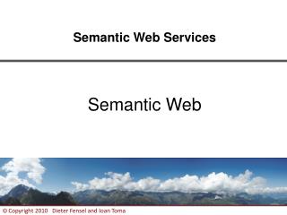 Semantic Web Services