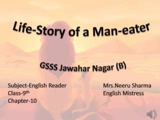 Life-Story of a Man-eater