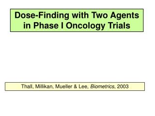 Dose-Finding with Two Agents in Phase I Oncology Trials