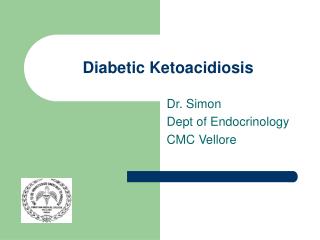 Diabetic Ketoacidiosis