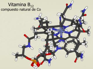 Vitamina B 12 compuesto natural de Co