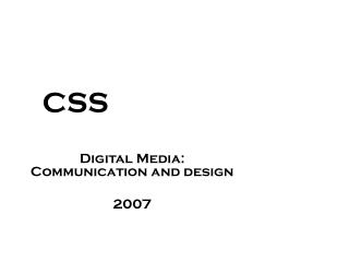 CSS