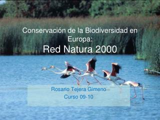Conservación de la Biodiversidad en Europa: Red Natura 2000