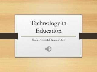 Technology in Education