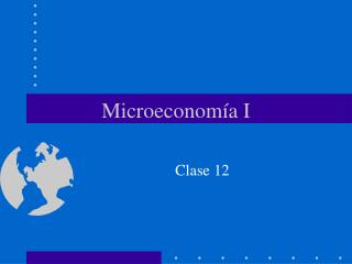 Microeconomía I