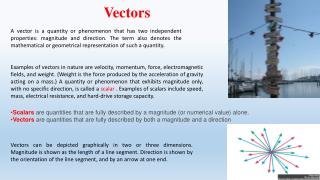 Vectors