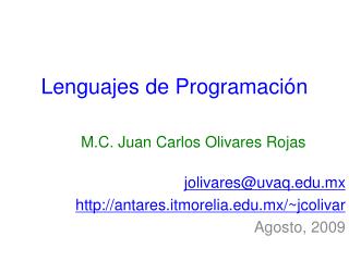 Lenguajes de Programación