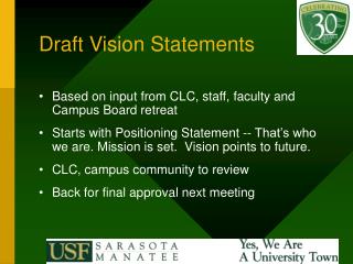 Draft Vision Statements