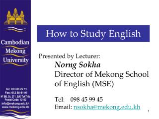 How to Study English