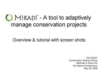 Overview &amp; tutorial with screen shots