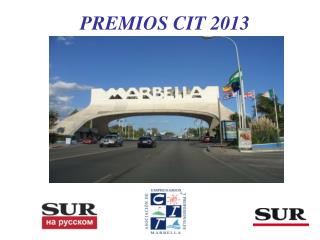 PREMIOS CIT 2013