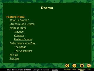PPT - The Structure of Drama PowerPoint Presentation - ID:2468222