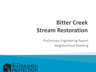 Bitter Creek Stream Restoration